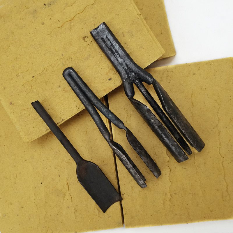 打孔钱斩 钱圆 双孔打钱纸 打钱纸凿子明间打纸工具手工冲