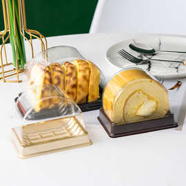 蛋糕卷盒子瑞士卷山姆虎皮卷包装盒班戟盒烘焙西点切块梦龙蛋糕盒