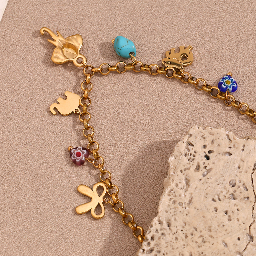 Niche Creative Personalized Charm Necklace Stainless Steel Pendant_voghion.com
