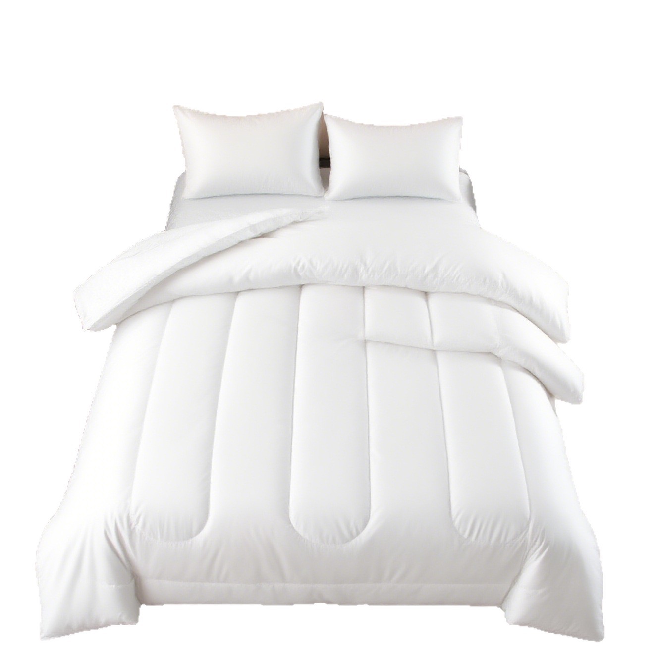 Fabricantes de fuentes textiles domésticas producen impresión digital 3D transfronteriza 180gms kit de edredón puede conectarse a TEMU / JIT