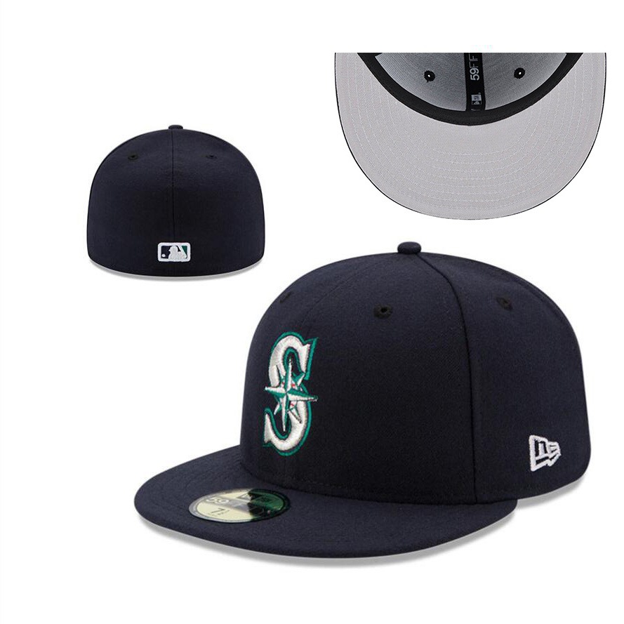 Productos de fábrica para el juego mundial de la liga de béisbol profesional de EE. UU. NY equipo de béisbol tamaño sombrero conmemorativo bordado tridimensional sombrero cerrado