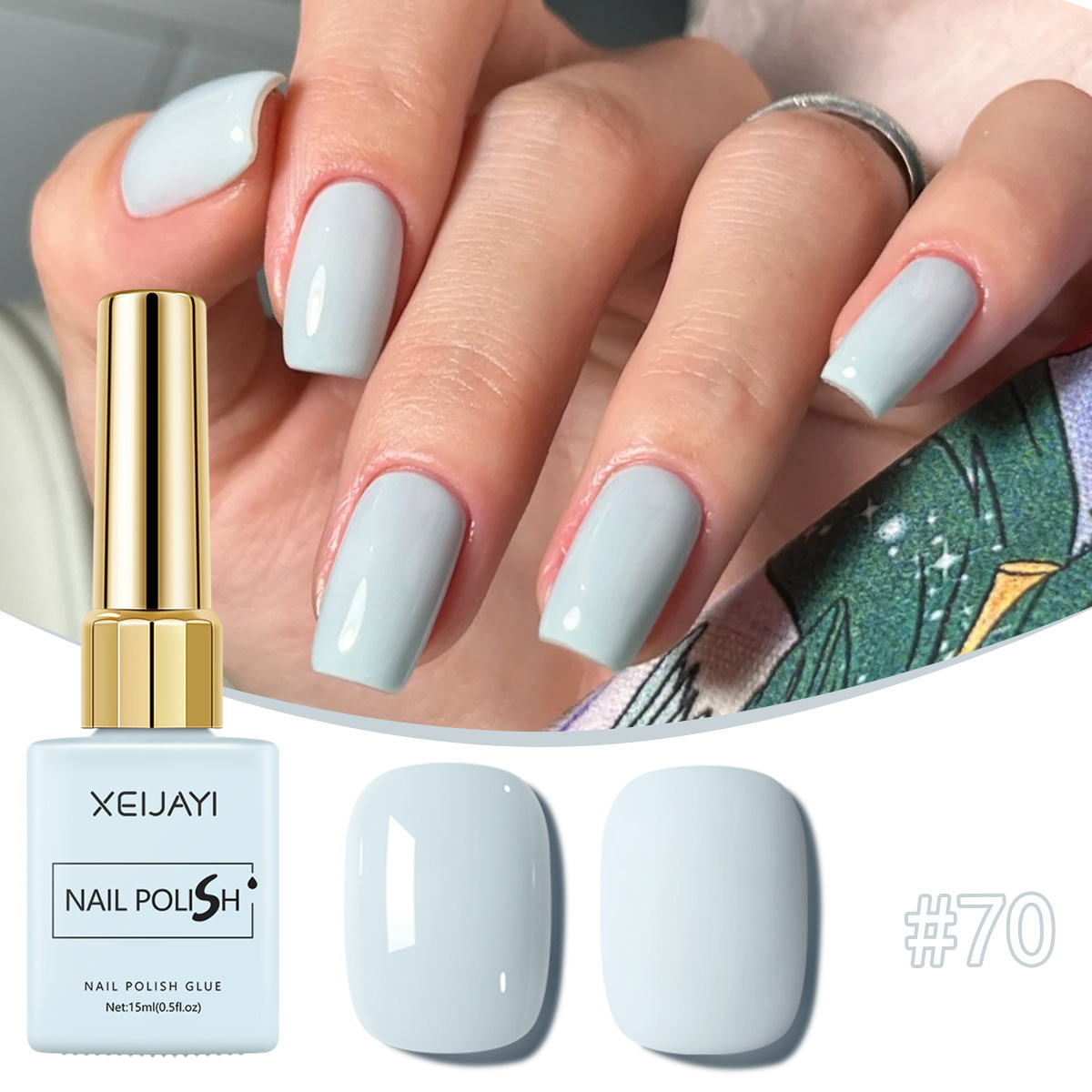Azul puerto Clear Sky serie 2026 nueva crema azul mar azul manicura tienda especial