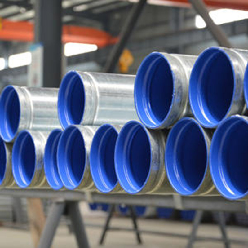 厂家直销钢塑复合管 珠江内衬塑外包塑无缝钢管涂塑钢管加工定制