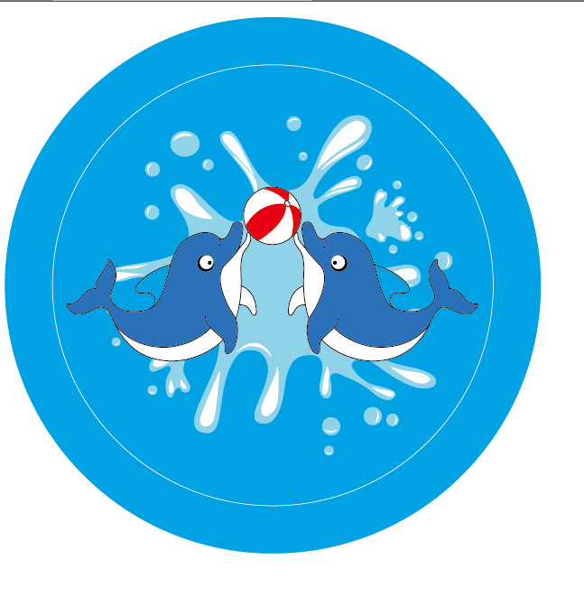 En stock arco estera de rociado de agua al aire libre césped niños delfín dinosaurio tiburón estera de rociadores de agua estera Pat estera de juguete