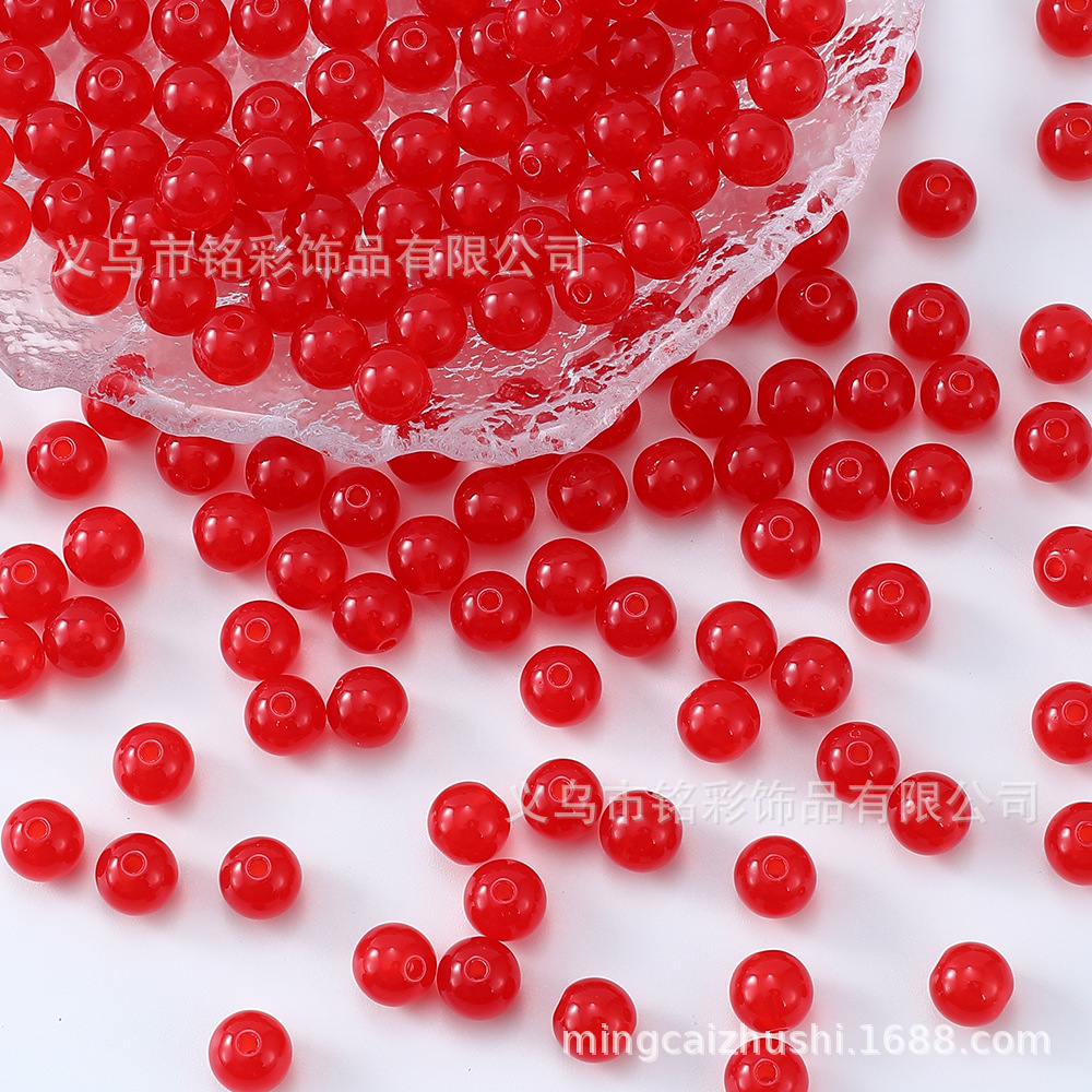 Acrylic transparent round beads