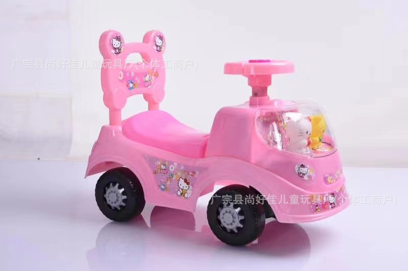 Comercio exterior patineta infantil de cuatro ruedas patineta 1 - 3 - 5 años de edad con música para niños y niñas patineta bicicletas de torsión