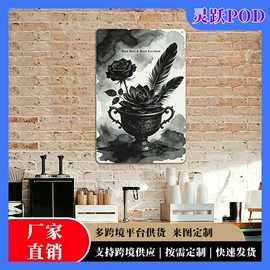 现代装饰画;铁皮画;吊旗/三角旗