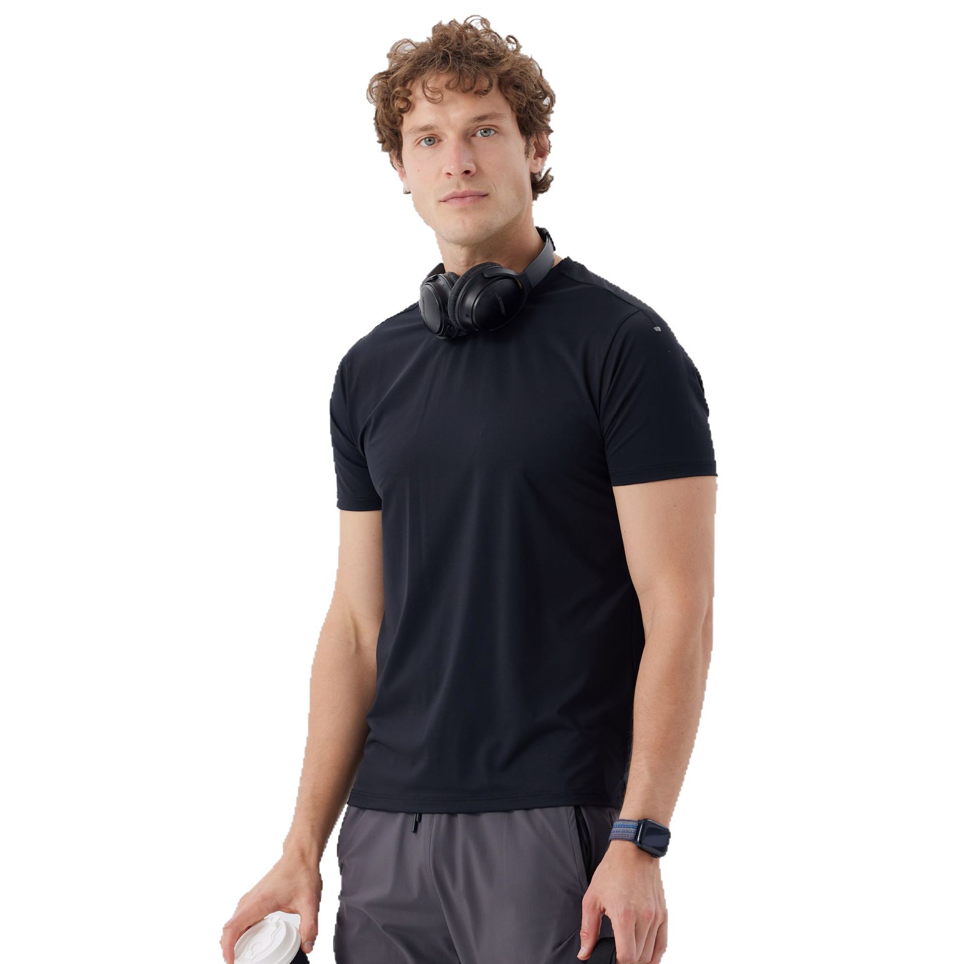 Dijia camiseta de secado rápido al aire libre de mangas cortas para hombres y mujeres caminata de montaña elástica correr ropa de ejercicios de secado rápido ropa de mangas cortas