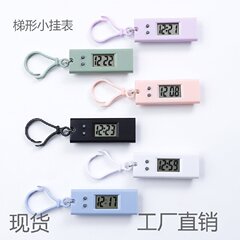 厂家直销新款钥匙扣小挂表学习考研迷你静音小时钟便携数显电子钟