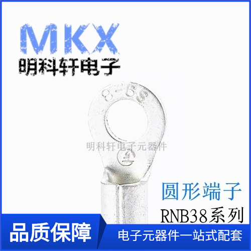 RNB38-5,6,8,10,12,16圆形裸接线端子线鼻子冷压O型R铜鼻环形