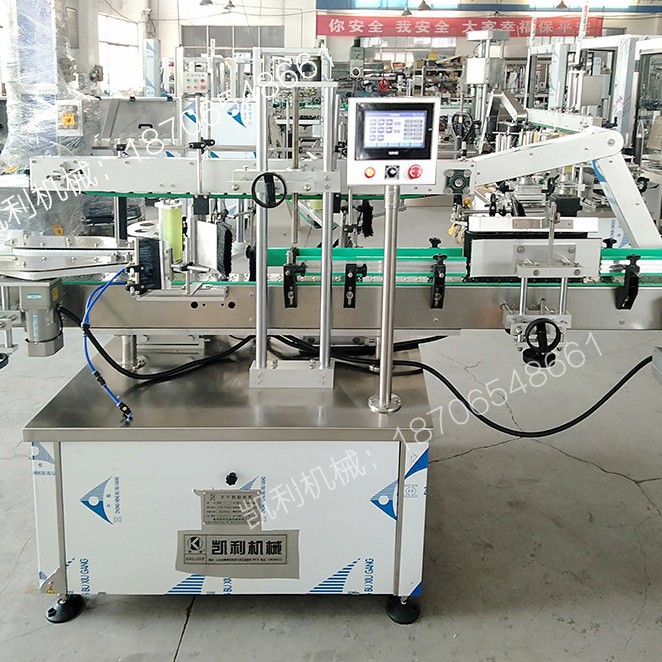 全自动颈标贴标机  瓶脖标签贴标机  圆瓶三标贴标机  标签贴标机