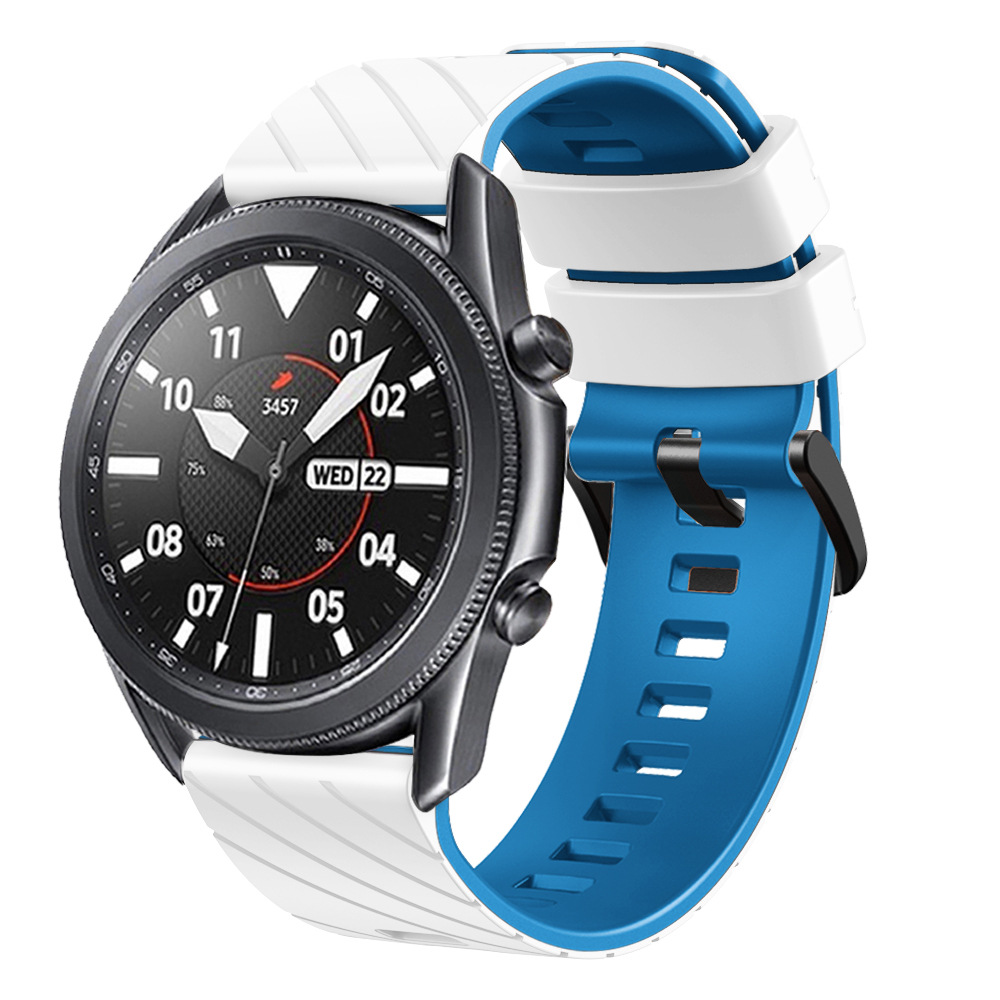 Suitable for suunto9peak silicone watch strap, 22mm twill dual-color wristband, Suunto9 Peak Application Scenario