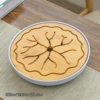 Lotus leaf round plate [white] 25_25
