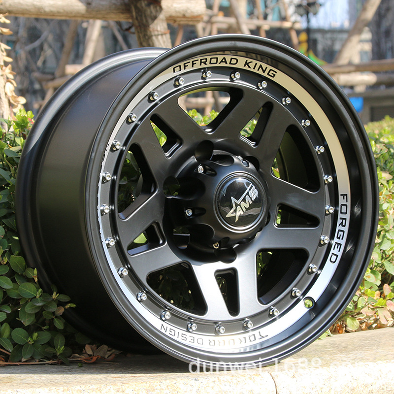 適用帕傑羅獵豹北汽212勇士BJ40途樂LC80風駿16負值越野輪毂批發