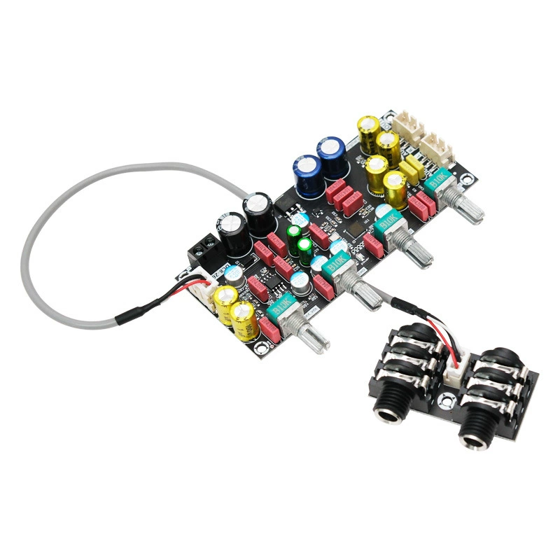 Лихорадка караоке микшерная доска Микрофон Караоке Пение предуровневый модуль эффектов плата DSP микширование анти-вой