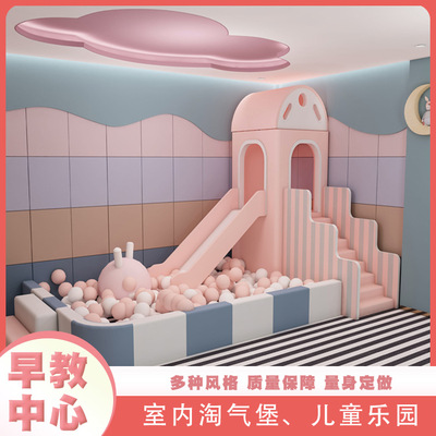 customized Early education Soft roll Ocean Ball pool children RIZ-ZOAWD small-scale indoor software Emotionality train equipment Mischievous Castle