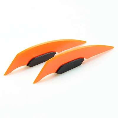 Parts, Helmet Decoration Stickers, Wind — Motosiklet ləvazimatları və aksesuarları - orange-trumpet