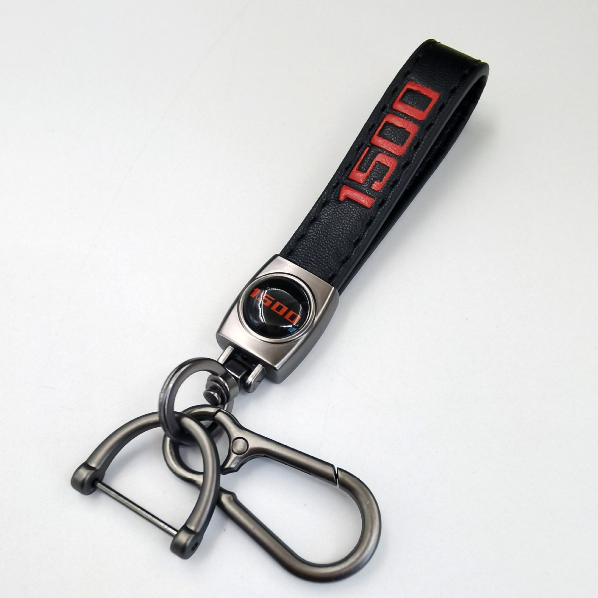 Keychain de piel de cordero transfronteriza logotipo de automóvil llavero de negocios hombre llavero colgante fábrica al por mayor