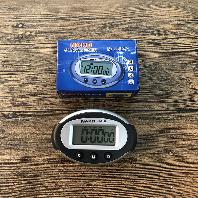 NA-813A电子车钟 LED显示 随意黏贴计时器 车载厨房电子钟|ru