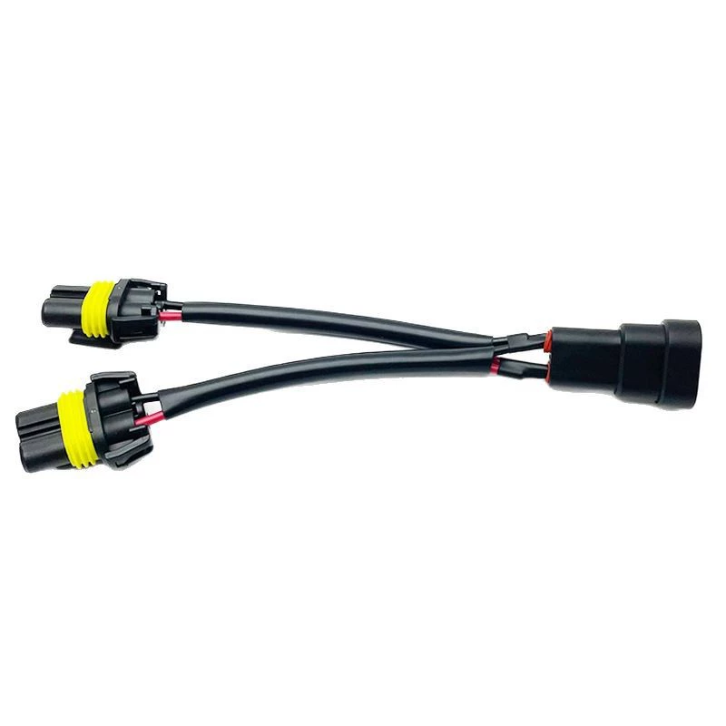 9005 9006 9012 HB3 HB4 one-point two-point автомобильное головное освещение фары-сифонное расширение кабель совместимый с LED галогенной лампой