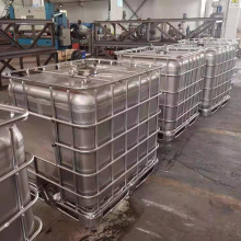 304不锈钢吨桶全新不锈钢1000L吨桶污水桶化工桶柴油桶1吨集装桶