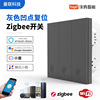 Graffiti ZigBee intelligence grey reset Key WiFi switch tuya Shell panel intelligence 86 type