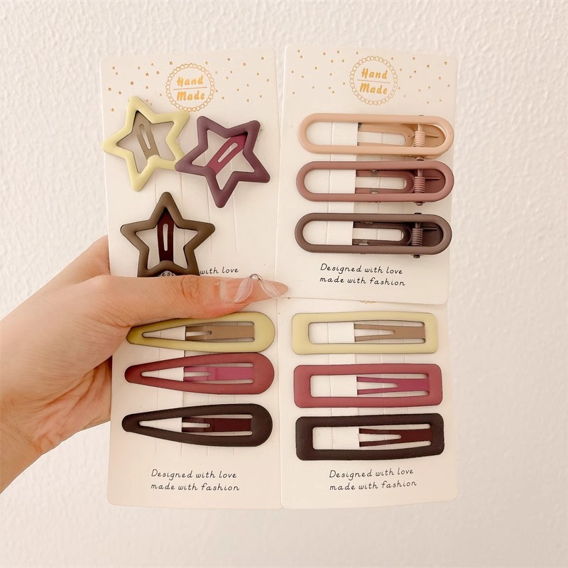 Meilad clip para el cabello para mujeres 2025 nuevo red lateral bang clip para el cabello frente clip para el cabello BB clip para el cabello