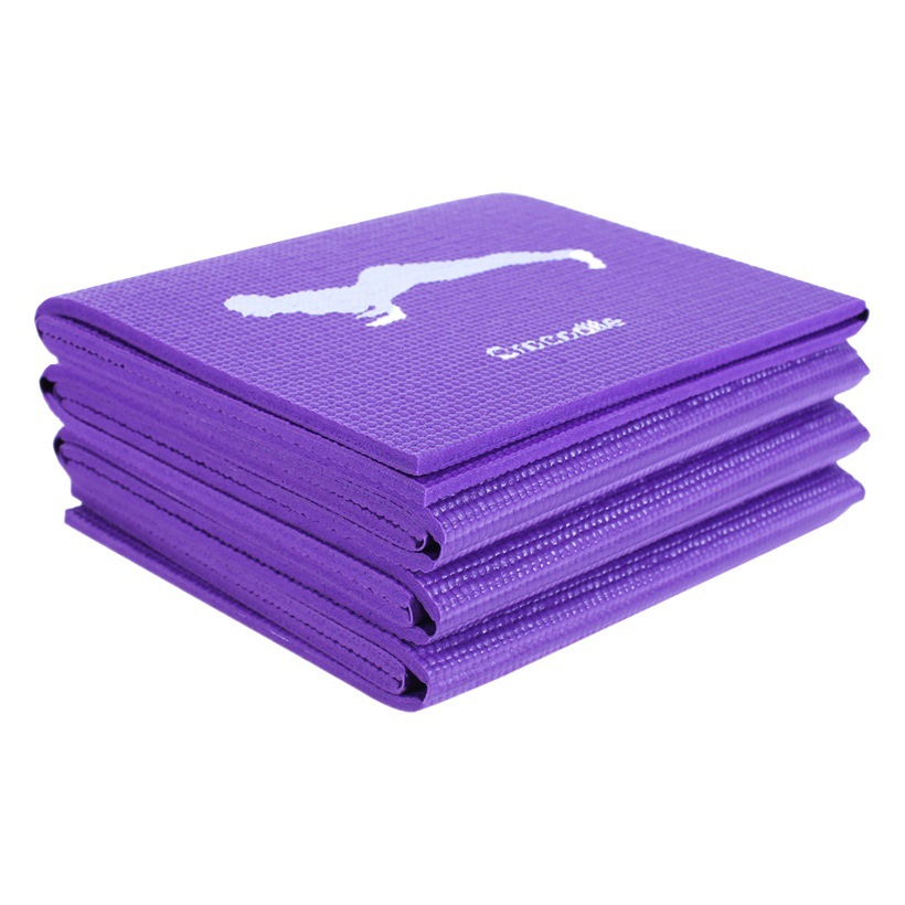 Folding Yoga Mat Cross-Border Professional Thickened Student Nap Mat Yogamat Portable Yoga Mat
