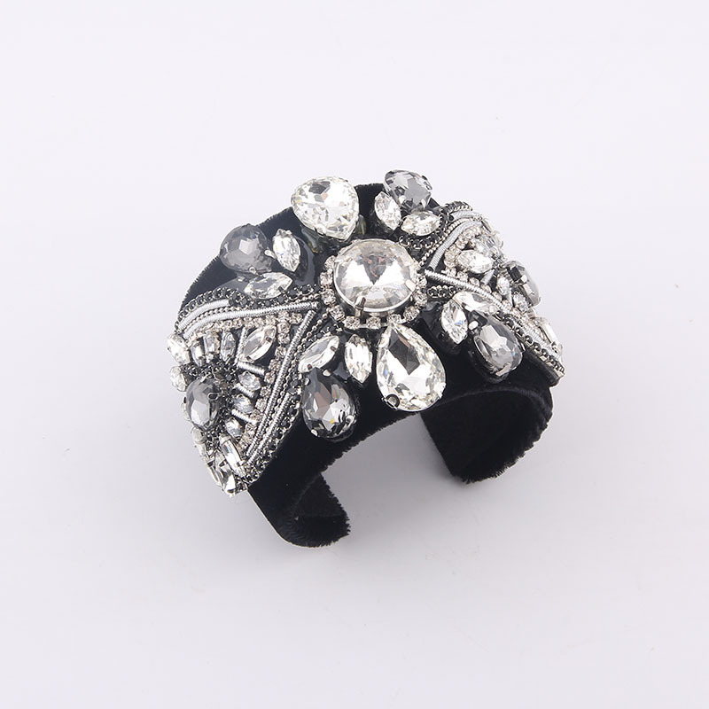 Baroque full diamond particle bracelet wholesale jewelry Nihaojewelry