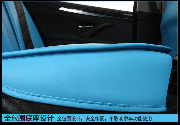 Cross-border foreign trade car seat cover five seat cover fully surrounded winter seat cushion four seasons leather cushion factory generation