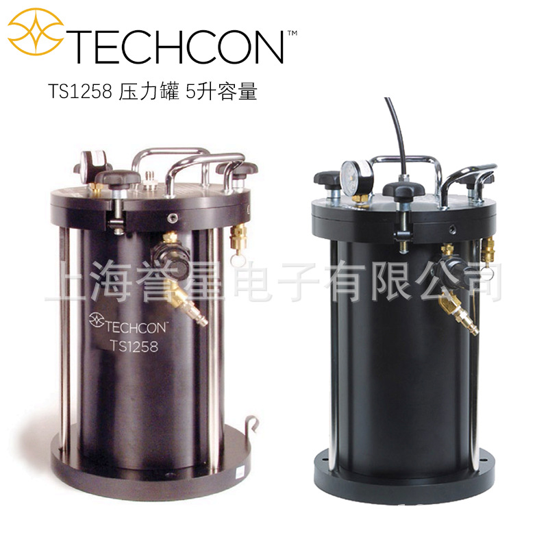 美国Techcon泰康自动化点胶储料桶TS1254压力桶TS1258点胶机出胶