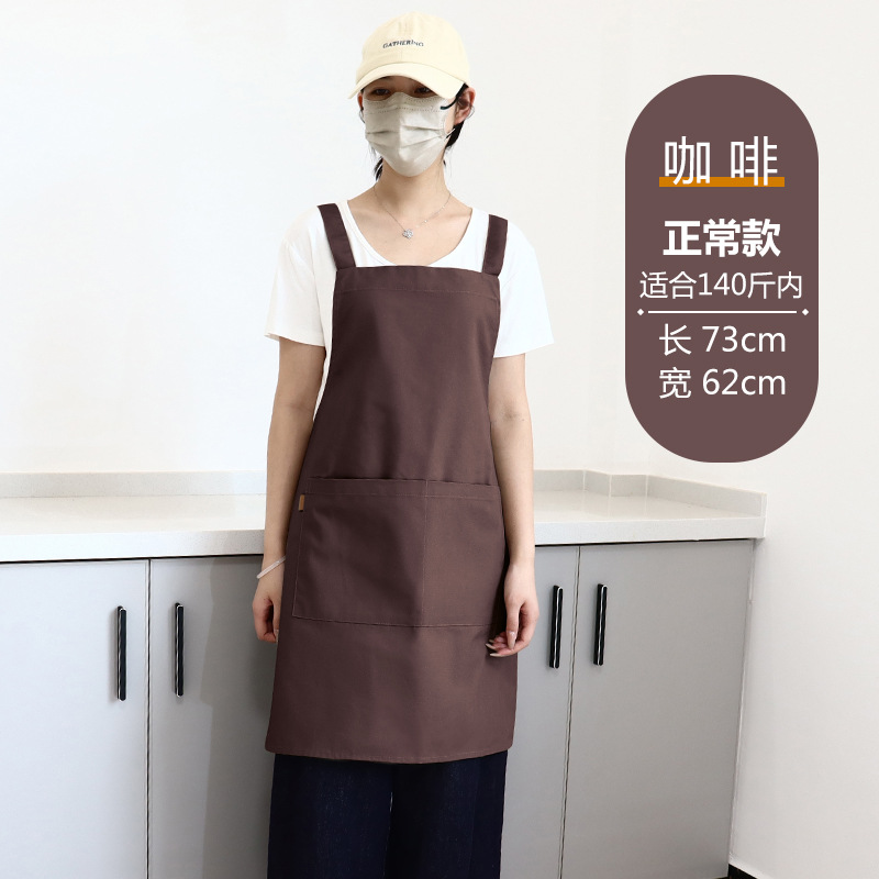 Transfronterizos Amazon publicidad delantal de lona logo personalizado cocina ropa de trabajo de cocina casa delantal impermeable al por mayor