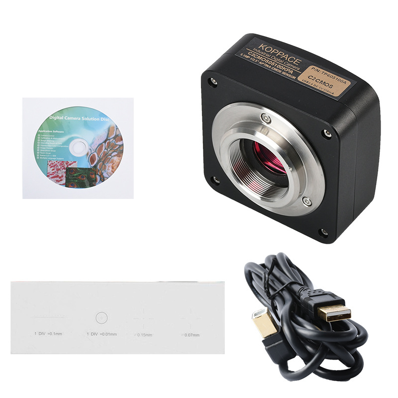 批发 USB2.0工业相机500万像素电子显微镜相机带测量软件SDK