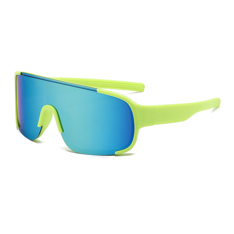 Gafas de Sol Deportivas para Niños Marco Grande de Plástico y AC con Protección UV400 para Aire Libre y Viajes