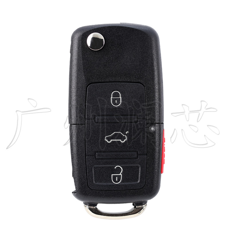 Suitable for Volkswagen 2-Key 3-Key 4-Key Golf Passat Jetta Sharan Foldableing Smart Remote Control Car Key Shell