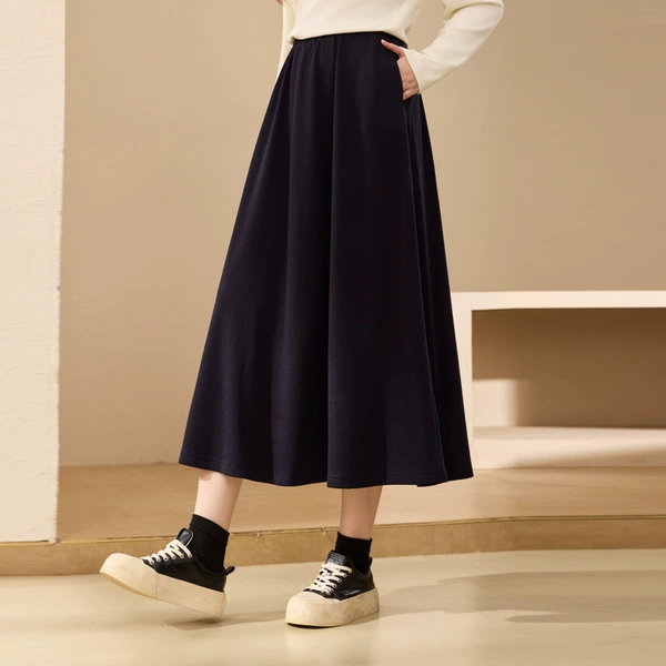 Navy blue [skirt QK4792]