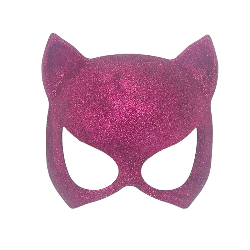 Nuevo producto polvo máscara de gato máscara de baile de maquillaje femenina máscara de fiesta Halloween carnaval máscara sexy