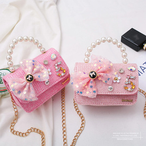 Children inclined shoulder bag one shoulder fashionable western style princess han edition little girls are cute baby change bag