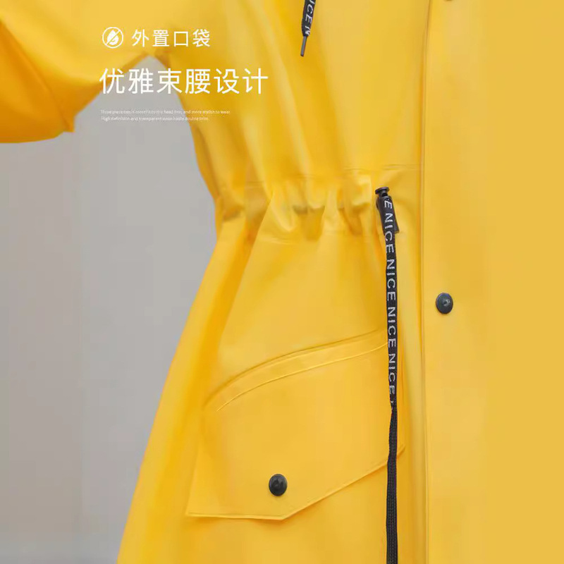 电动自行车成人雨衣拉链男女单人长款全身骑行防暴雨披束腰无异味|undefined
