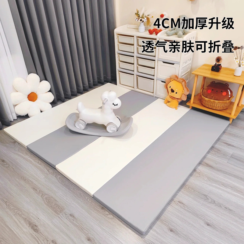Spot antideslizante 4CM PU gruesa estilo plegable empalme niños bebé bebé bebé especial cojín de gatear cojín de gatear