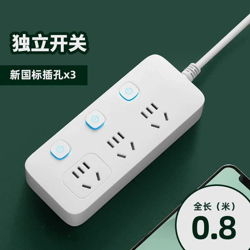 Новый портативный многорозеточный удлинитель USB с множеством портов, многопозиционным переключателем, распределительная панель для проводки, офисный