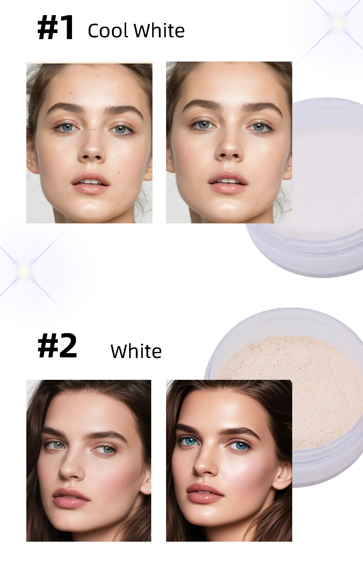 Loose Powder Natural Matte Finishing Setting Powder Oil Control_voghion.com