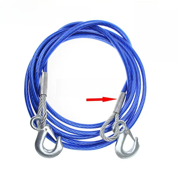 Direct selling car breakdown tow rope emergency car tow rope traction rope strong pull car wire rope 4 meters 5 tons