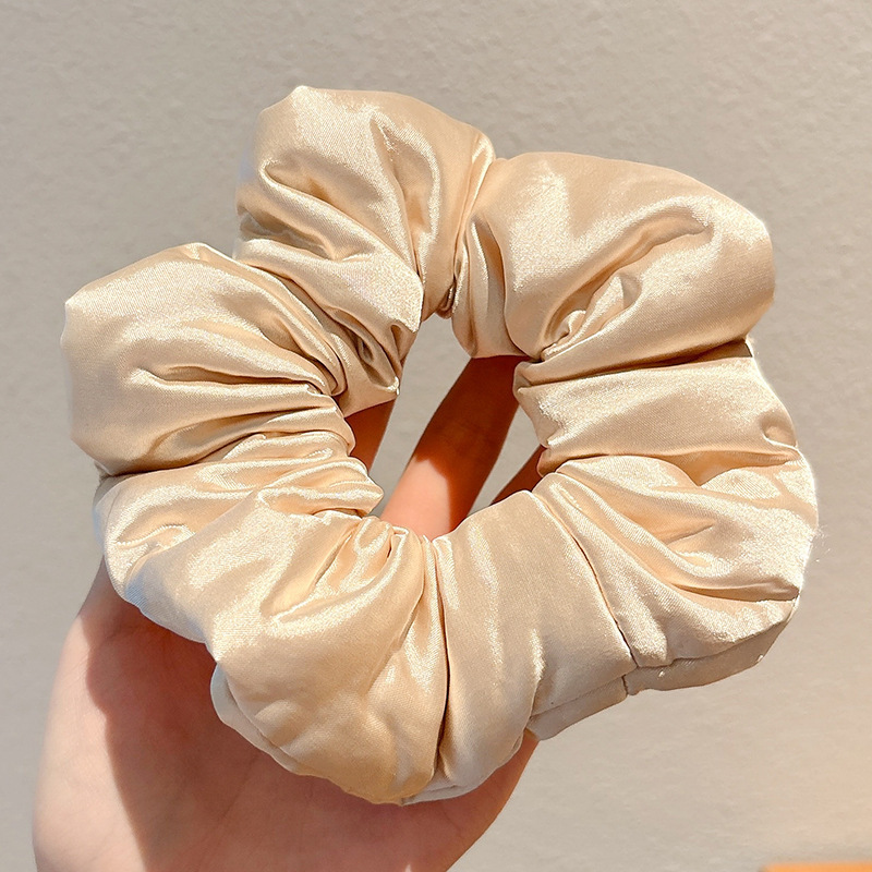 韩系超大号大肠发圈女高级感方巾发绳高弹力耐用皮筋头花头饰发饰|undefined