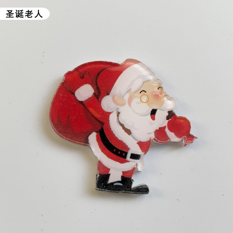 クリスマスアクリルステッカー漫画子供手作りdiy携帯ケースクリーム材料アクセサリー雪だるま|undefined