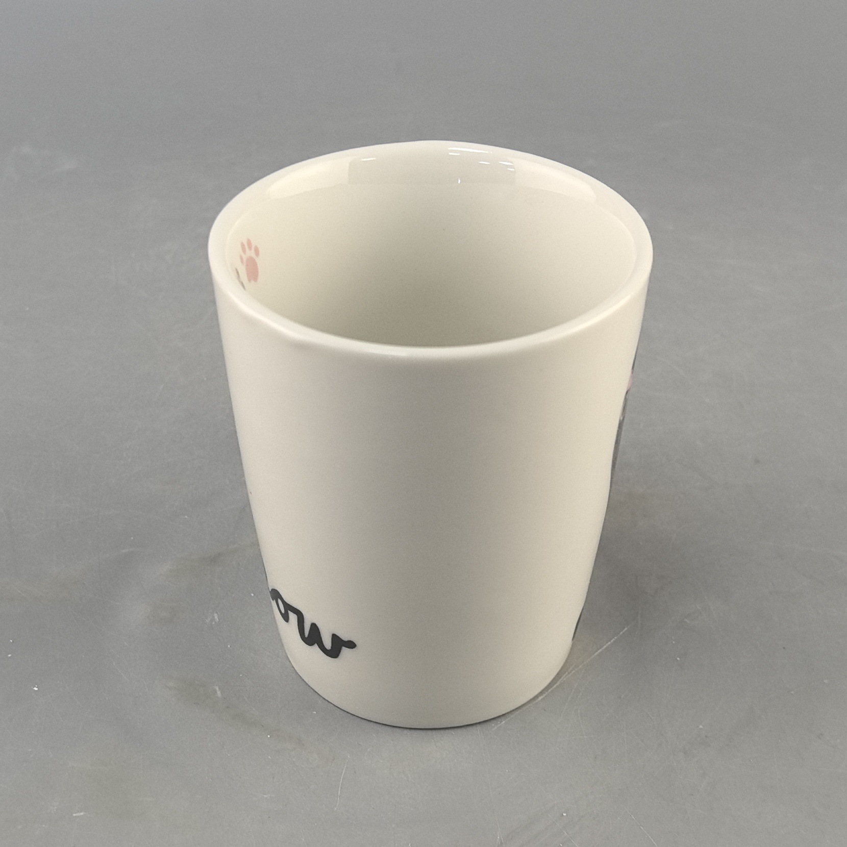 Personalidad creativa de dibujos animados gato cola mango taza de cerámica taza de café de oficina taza de agua de leche creativa de estudiantes