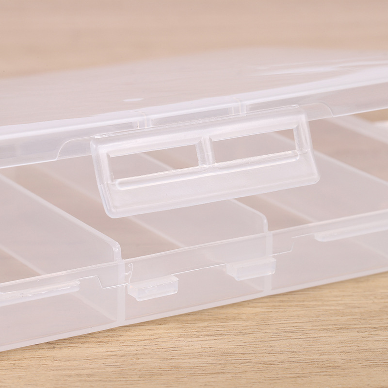 中号5格箱プラスチック透明pp小金物文房具収納箱路亜工具包装箱偽餌フック箱|undefined
