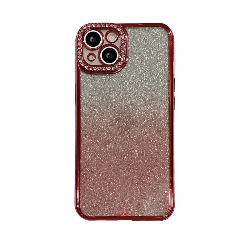 Gradient Glitter Rhinestone Protective Case For Iphone Pro Max_voghion.com