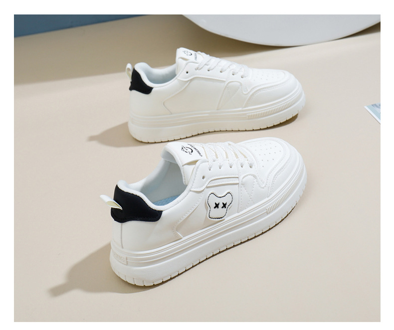 2024 autunno bianco nuova versione coreana ins studentessa altezza crescente suola spessa sport tavola scarpe casual tendenza_voghion.com