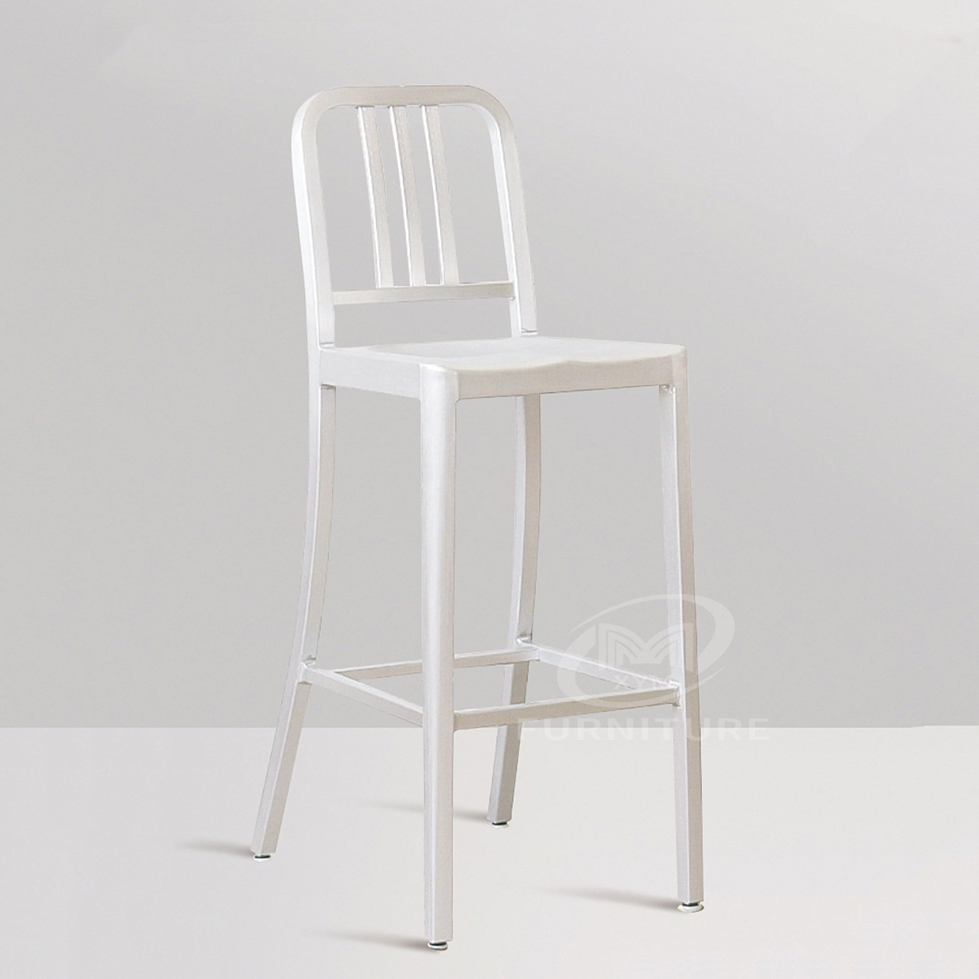 Silla de bar de acero inoxidable ligera y lujosa serie de fabricantes al por mayor simple café en línea popularidad silla de restaurante soporte silla personalizada image 7